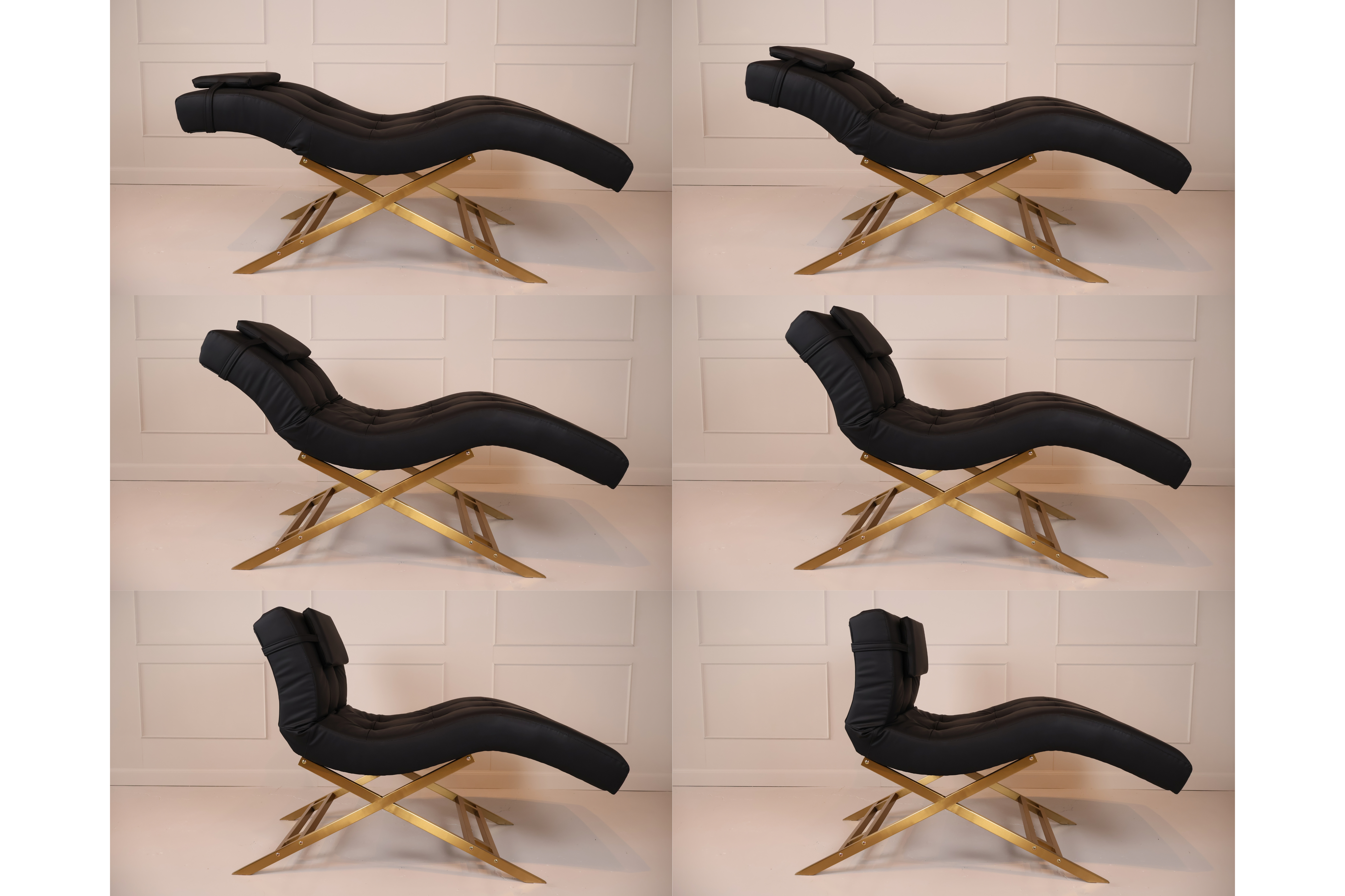 Nova Leather Look Black