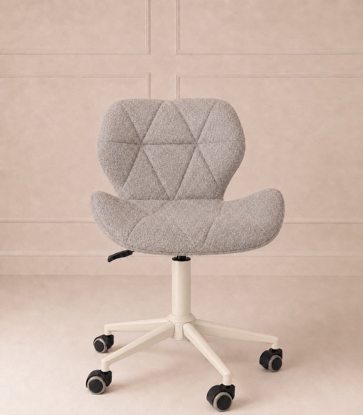 Chair creme teddy grijs