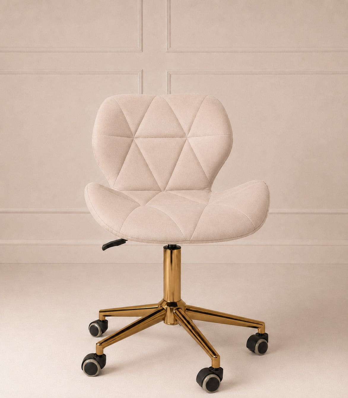 Chair goud velvet zand