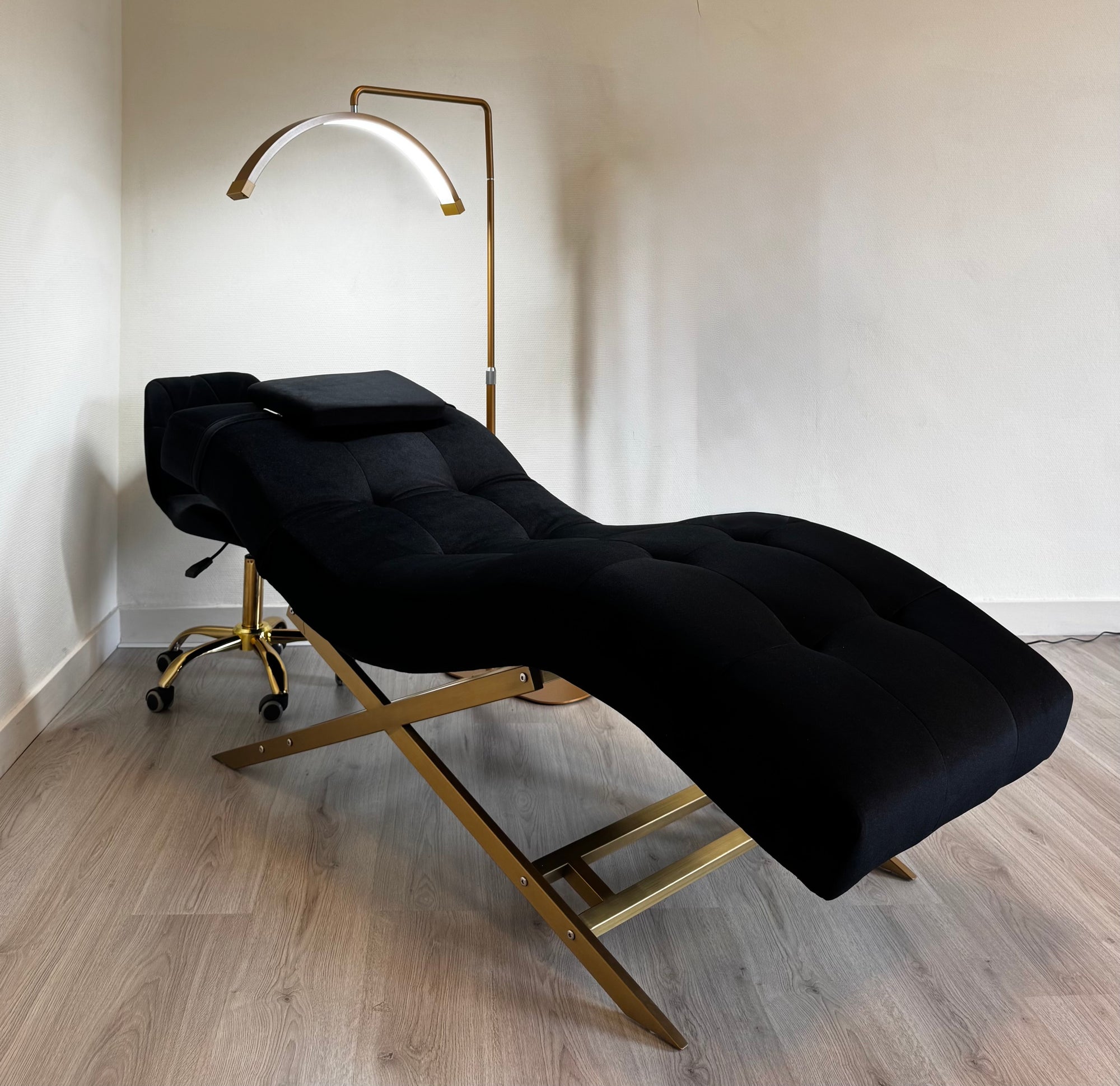 Velvet Black With Gold