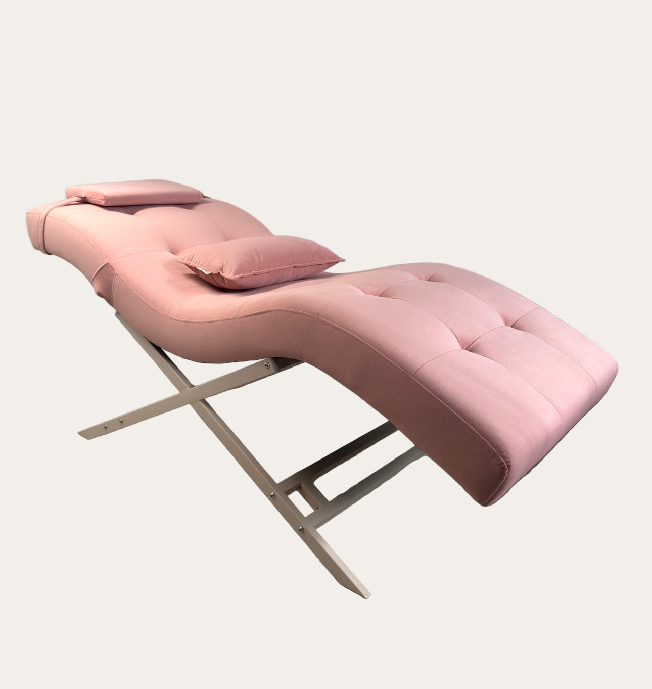 Soft Pink Velvet With Creme