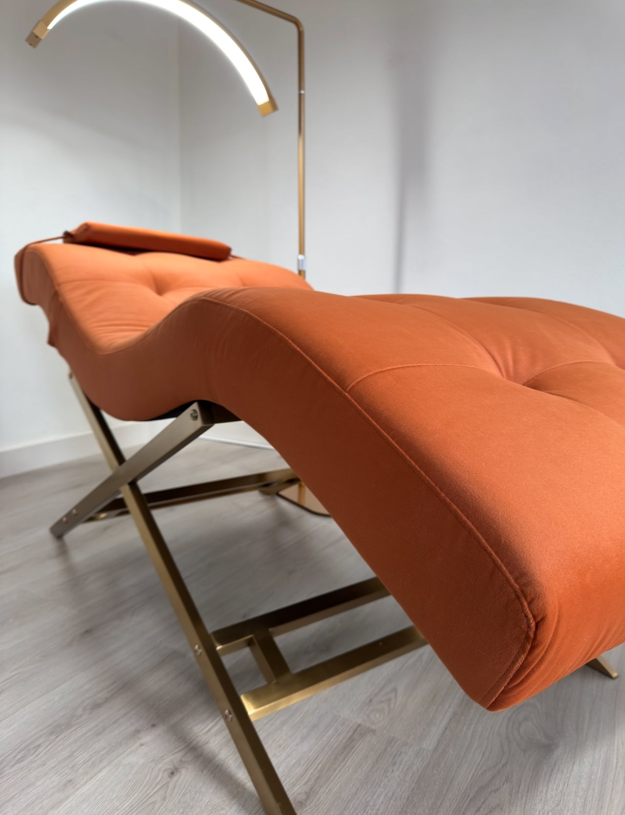 Velvet Orange With Gold