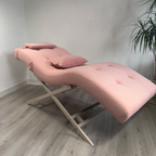 Soft Pink Velvet With Creme