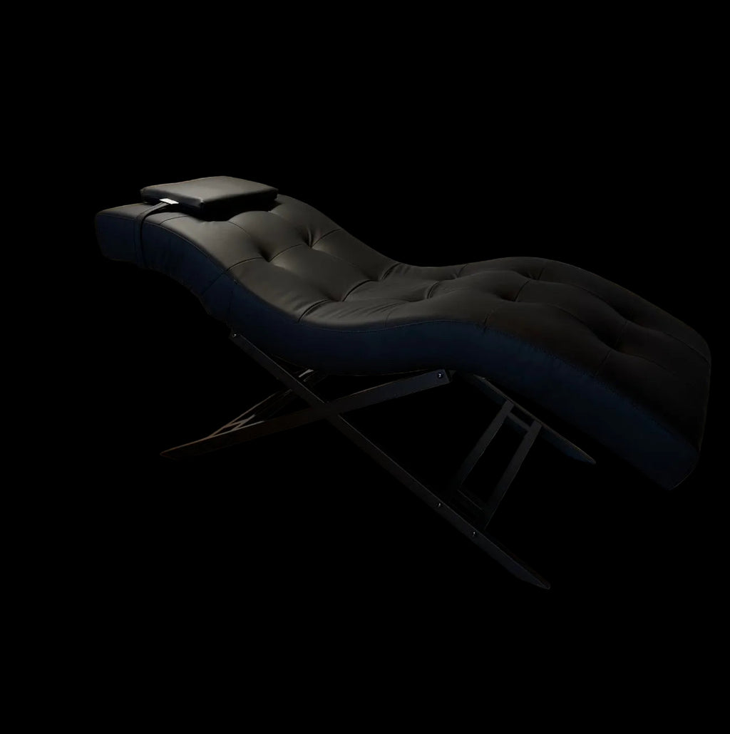 Leather Look Black With Black