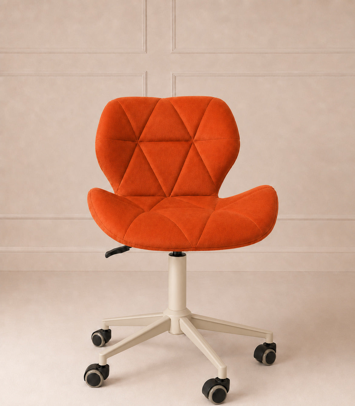 Chair creme velvet mint groen
