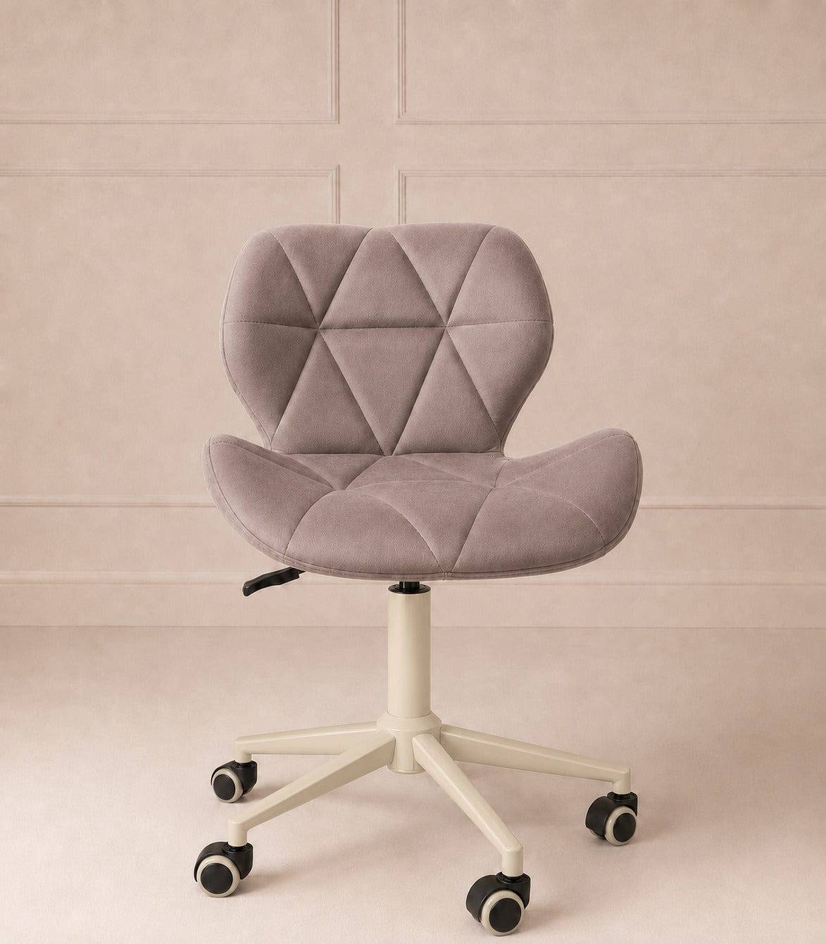 Chair creme velvet taupe