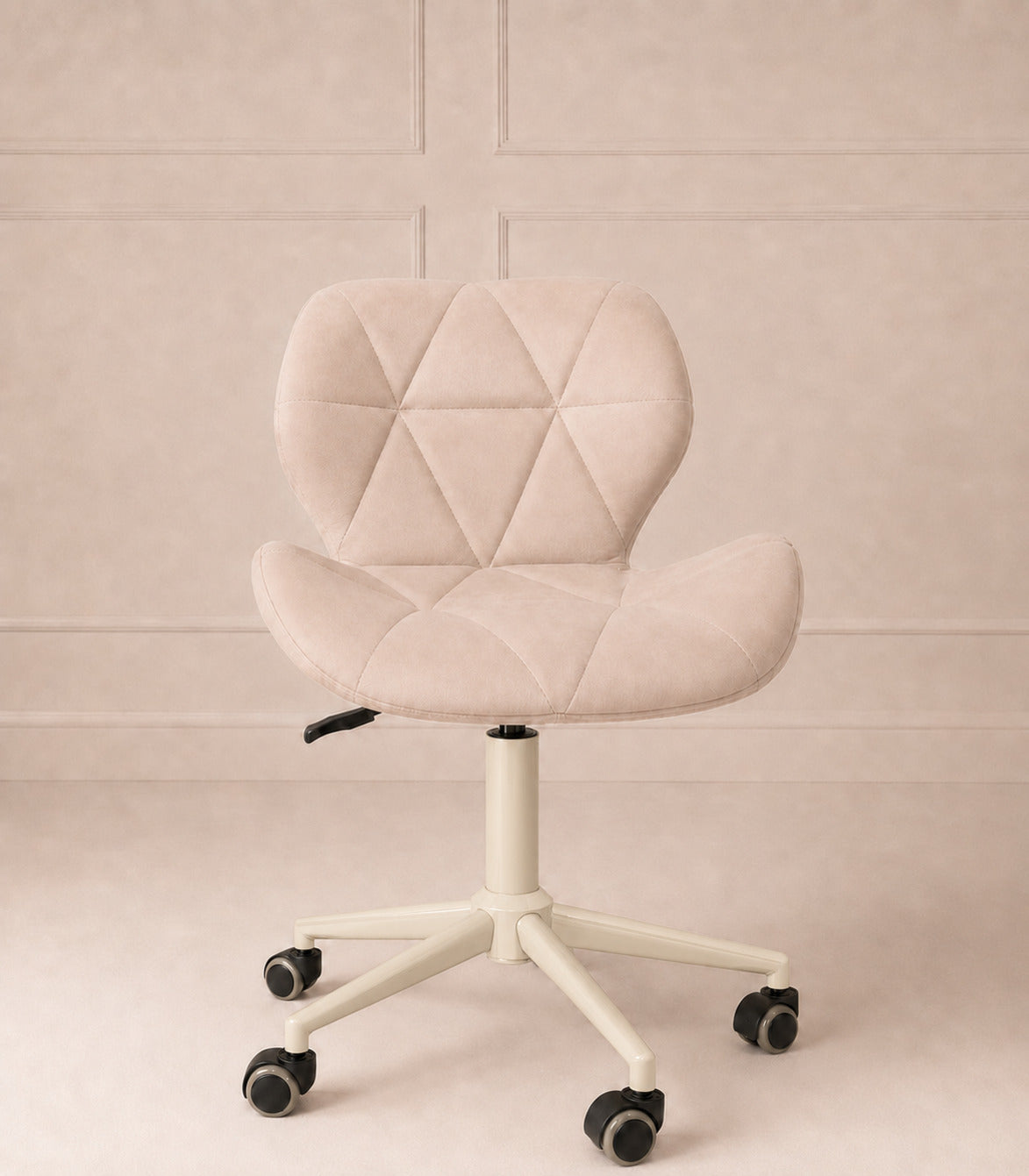 Chair creme velvet zand
