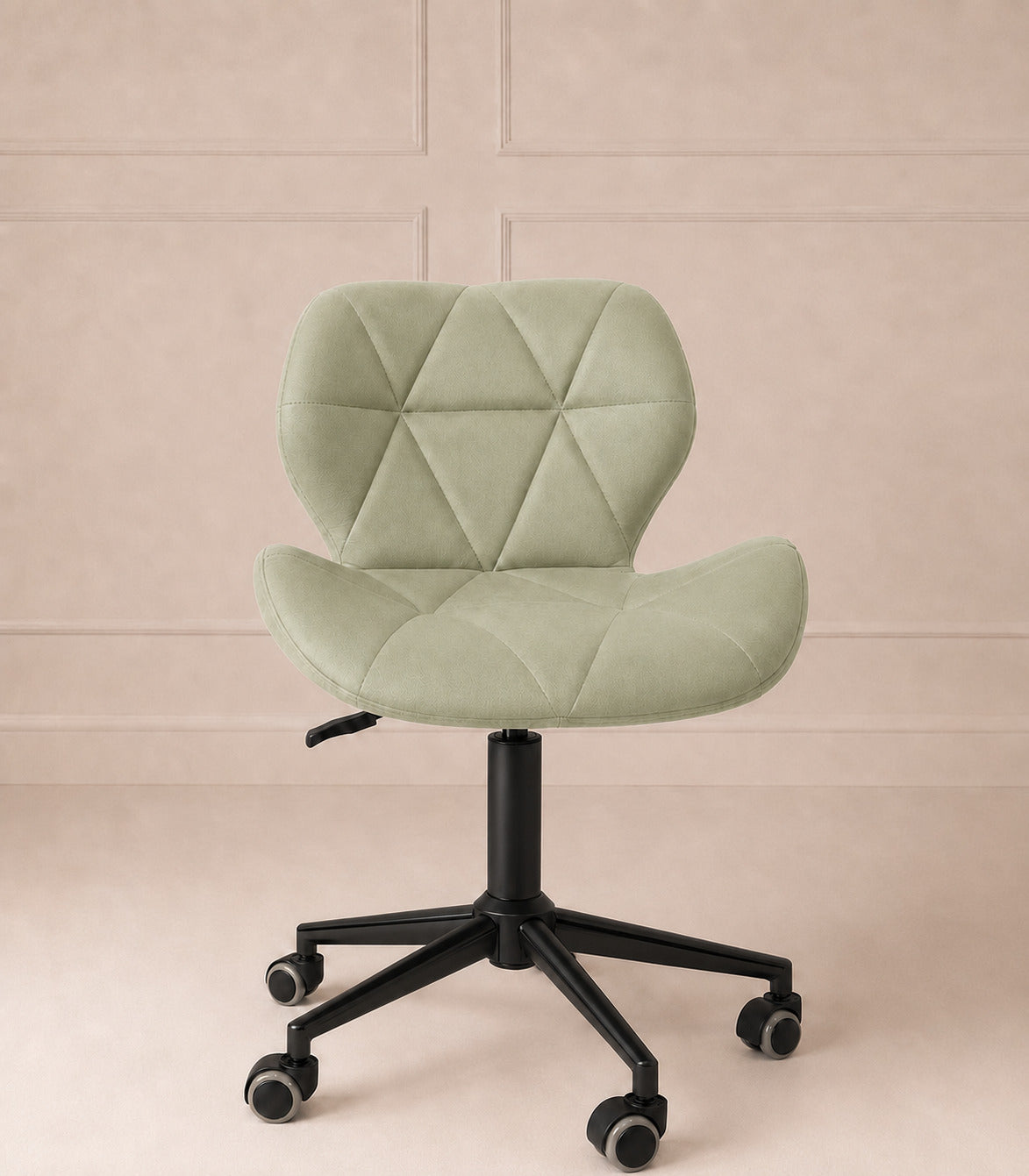 Chair zwart velvet mint groen