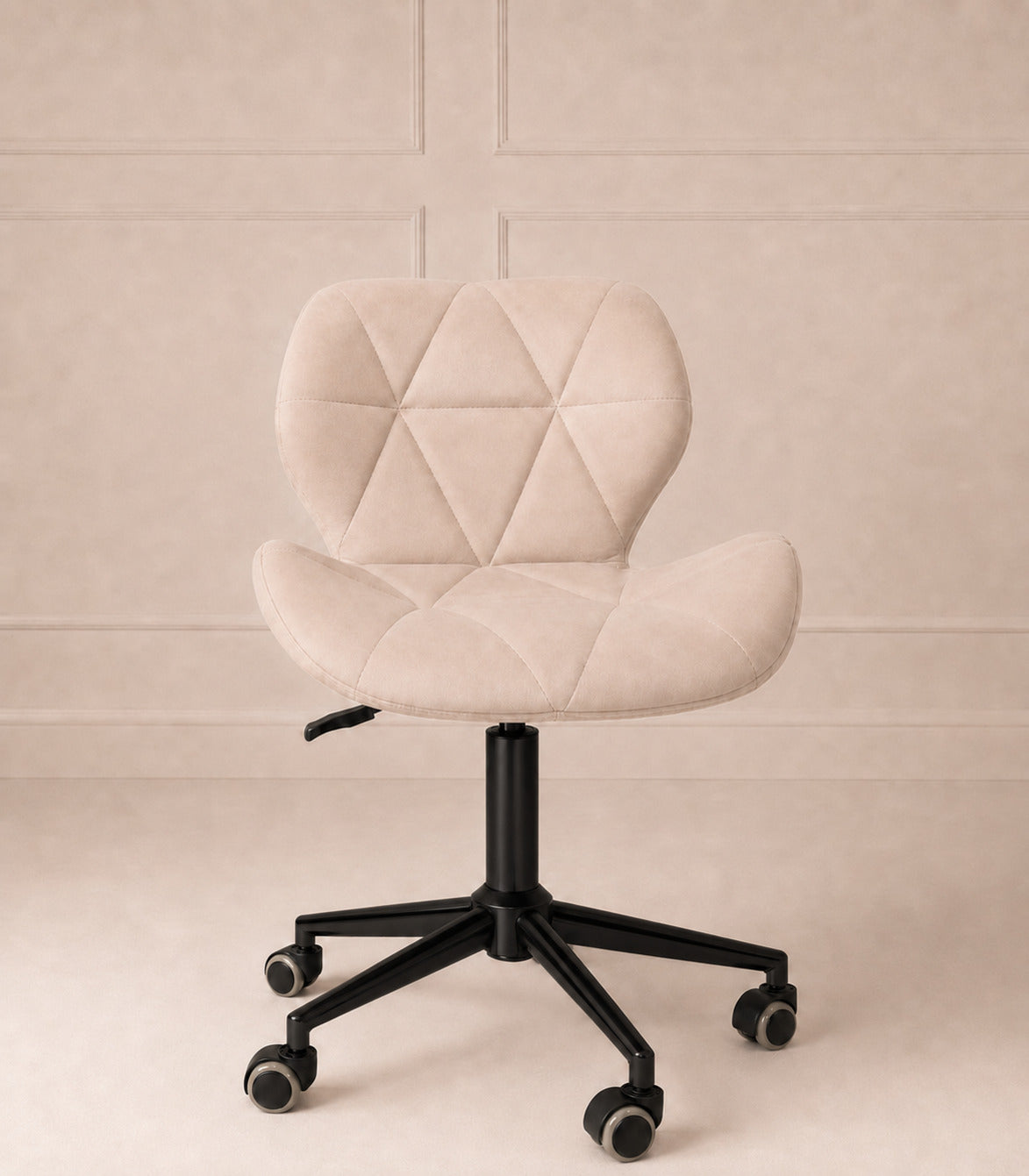 Chair zwart velvet zand