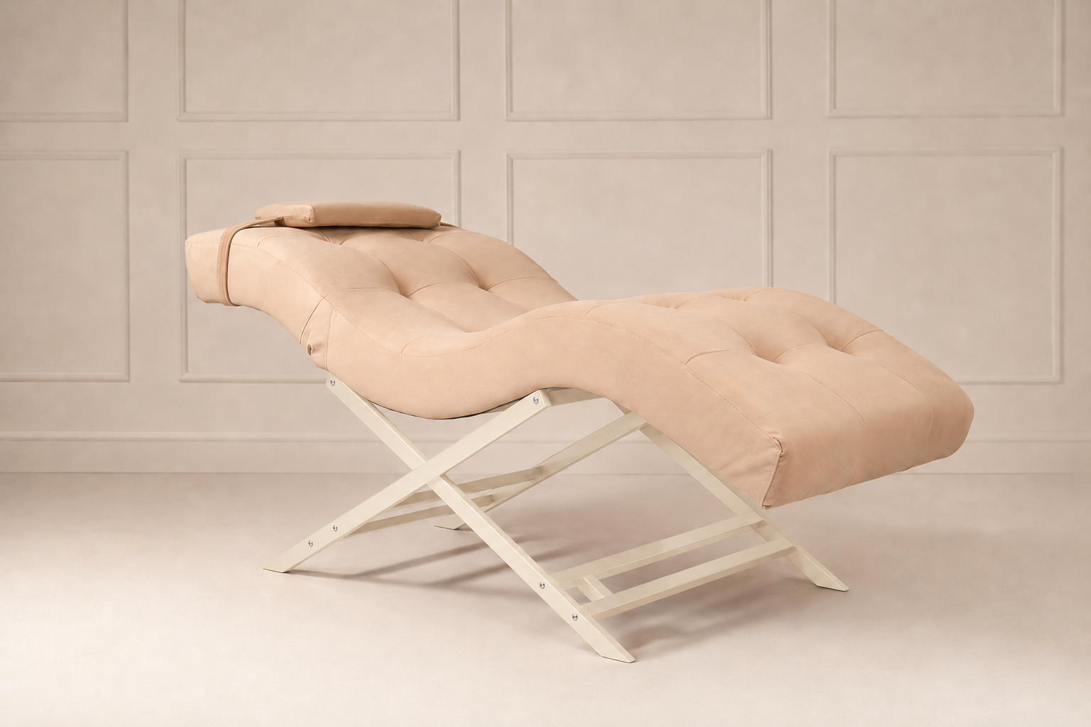 Nova Beauty Seat velvet creme frame creme