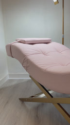Leather Look Pink With Gold