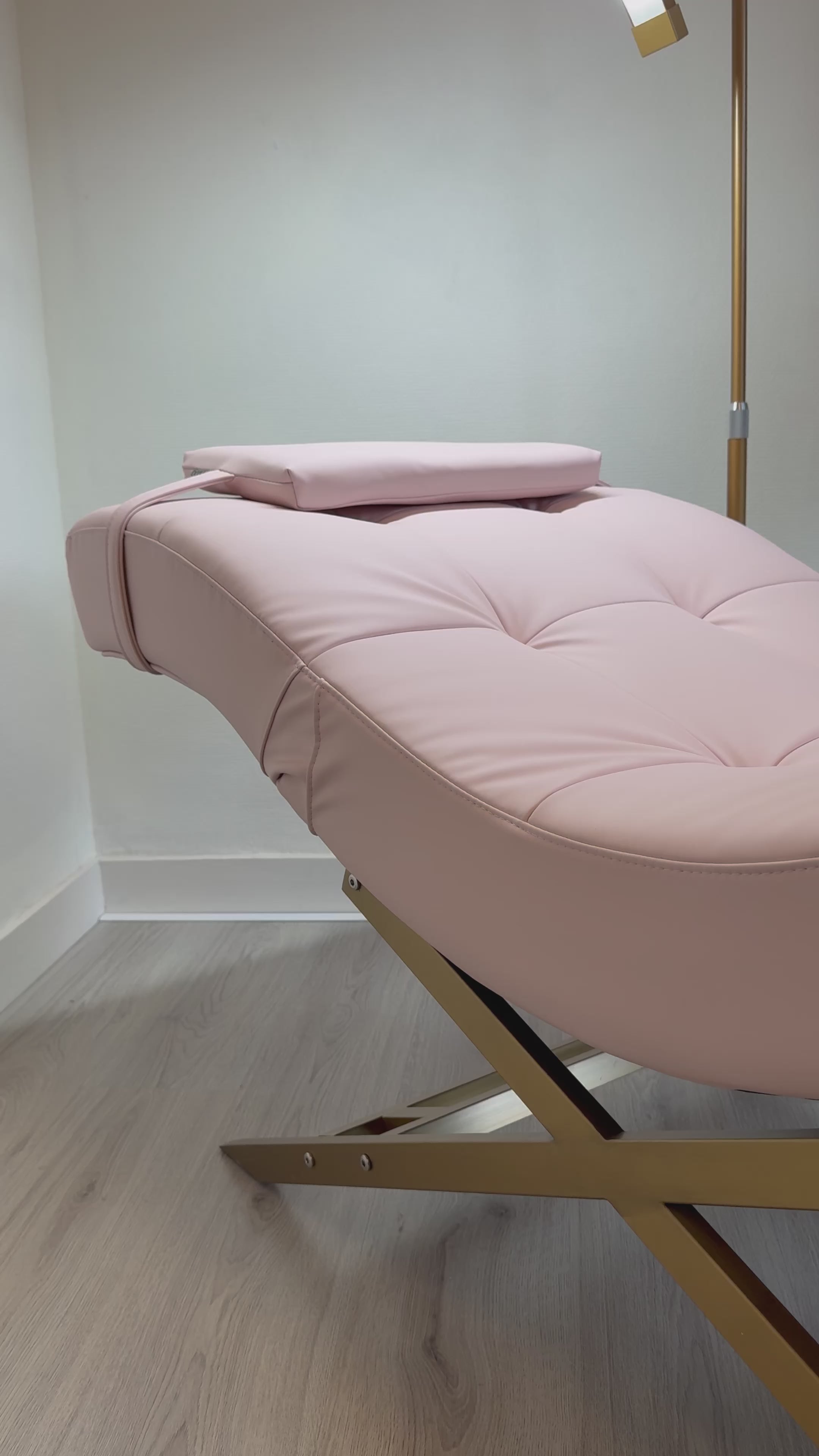 Leather Look Pink With Gold