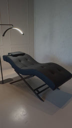 Leather Look Black With Black