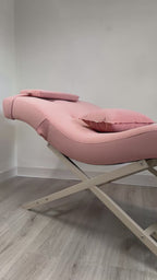 Soft Pink Velvet With Creme
