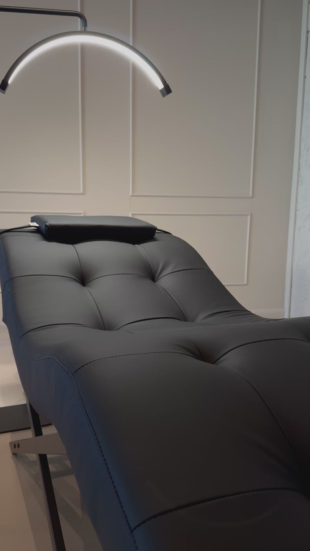 Leather Look Black With Black