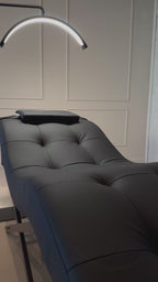 Leather Look Black With Black